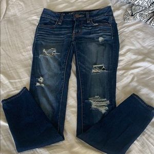 American Eagle ripped jeans